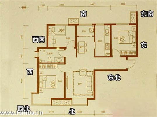 楼房什么户型的好_品字形楼房哪个户型好_楼房风水最好户型图