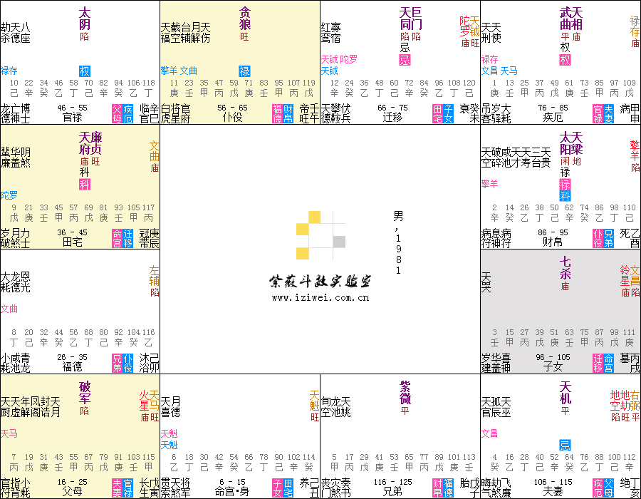 疾厄宫化禄夫妻宫化忌_紫薇斗数禄忌对宫_紫薇斗数看适合在外打拼的命盘