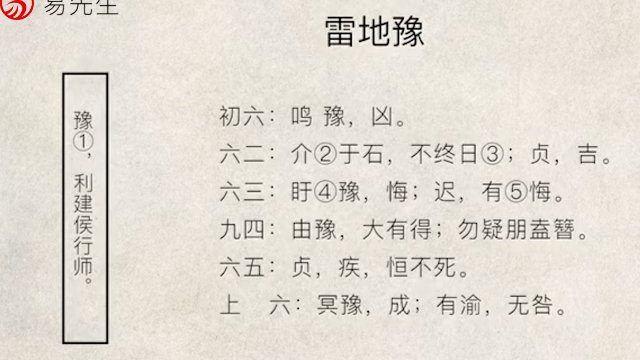 雷地豫卦感情_豫卦变晋卦感情_雷地豫卦详解感情姻缘