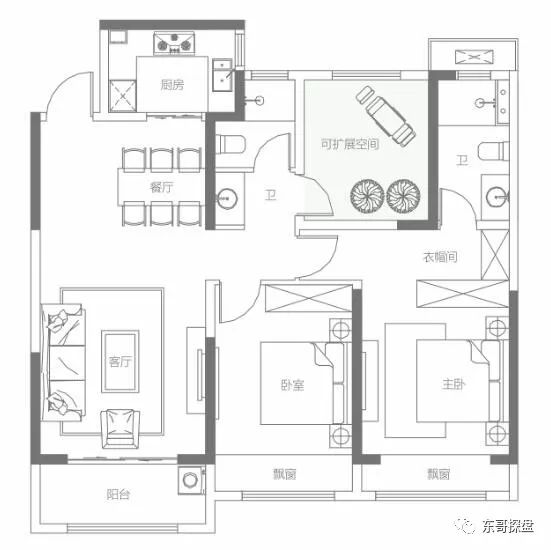 户型图怎么算面积_户型图面积和实际面积_楼房户型面积怎么算