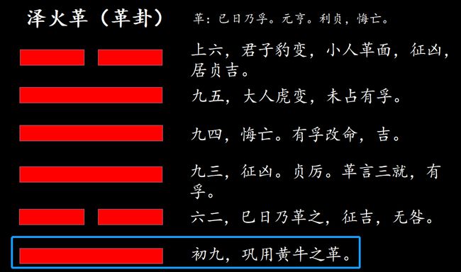 泽火革卦为啥是上上卦_泽火革卦变泽风大过卦_易经64卦速查 火泽卦表