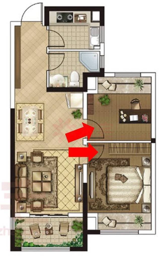 小户型风水装修实景图_小户型装修户型图_小户型客厅装修与风水